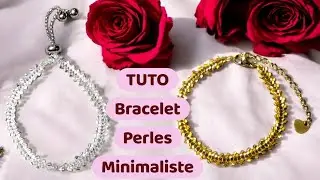 TUTO💖 Bracelet en Perles Minimaliste💎 Facile à faire 