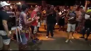 Apresenta&ccedil;&atilde;o do samba CAMPE&Atilde;O CATA LATAS DO Graja&uacute; carnaval 2020.