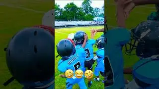6U Football Coaches Need to Invest in PADDED GLOVES! ✋ #shorts #funny #funnyvideo #football