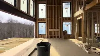 Black roof shingles, plumbing, and electrical walkthroughs happening! 3/1/24 #customhomebuild