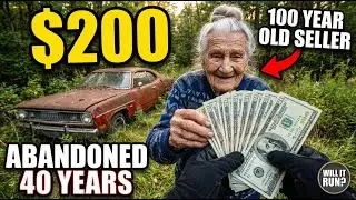 I Bought a $200 Abandoned 1970 Plymouth Duster After 40 Years - Full Restoration in 12 Minutes