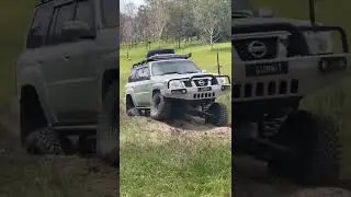 Nissan Patrol y61 Suspension flex @shortsvideo #y61 #nissanpatrol #4x4apostado #4wd