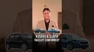 Skoda Kushaq and Slavia facelift timelines revealed😍 #PowerDrift #Skoda #SkodaIndia