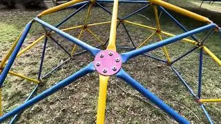 Outdoor Play Equipment that Lasts: Review of Easy Outdoor Space Dome Climber after 10 YEARS!