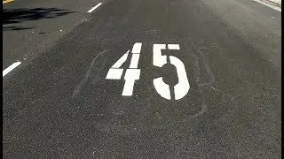 USA - 45 MPH SPEED LIMIT PAVEMENT THERMOPLASTIC HOW TO CREATE?