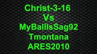 Christ-3-16 AKA Rid-X Vs MyBallsSag92 TMontana ARES2010 🎮 1 Vs 1 🎮 Max Payne 3 Ing_YT