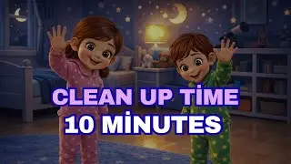 Clean Up Room for Kids | 10 Minute Room Cleanup Challenge ⏱️