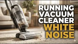 Running Vacuum Cleaner White Noise for Deep Sleep & Focus | 10 Hours | Black Screen