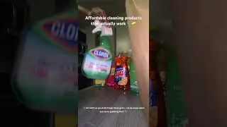 Affordable cleaning products that actually work! Cleaning never felt so easy 👏🏽 #cleaning
