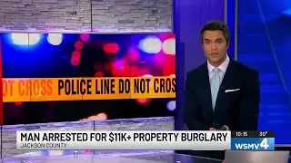 Man accused in burglary totaling more than $11,000 in Jackson County