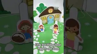 Little Red Riding Hood Puppet Adventure | Printable for Kids