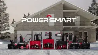 PowerSmart 24'' 212cc Two Stage w/ Electric Start Gas Snow Blower DB7109A #snowblower #winterready
