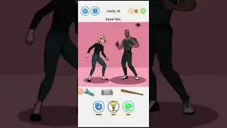 Brain Love Game level 78 Save Her Gameplay | Android Games  #Shorts