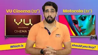 Vu Cinema TV Vs Motorola TV 32 inch🔥🔥🔥: Which should you buy? Price, Specification & More