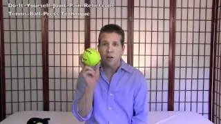 Joint Pain Relief:  Tennis-Ball-Press Technique