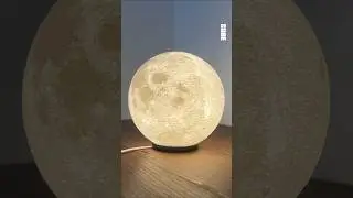 3D Printed Moon Lamp