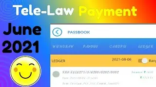 Tele-Law  Payment June 2021 | Vle Plv Commission Creadit Into Your Wallet