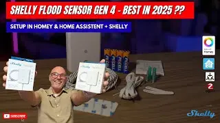 Shelly Flood Gen 4 Sensor - er det årets bedste Vand Sensor ??