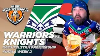 NRL Live Commentary | Warriors vs Knights | Finals Week 2, 2023