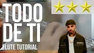 How to play Todo De Ti by Rauw Alejandro on Flute (Tutorial)