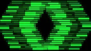 Hypnotic Pixel Wave 4K Abstract Digital Visuals Loop VJ