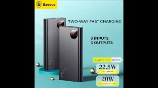 Best পাওয়ার ব্যাংক! | Baseus 22.5w 20000Mah | Metal Digital Display | Quick Charge Power Bank 2024