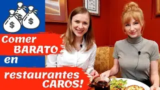 COMER BARATO en RESTAURANTES CAROS?🇷🇺🇺🇦 FT. Hermana de Victoria