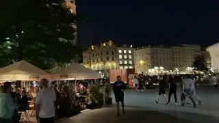 Krakow at night. Nothing Else Matters vs bugle call :)