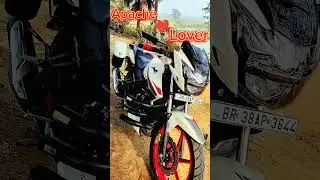 Apache RTR lover 💞😍 160 CC cream Waite Top model #shorts #youtube
