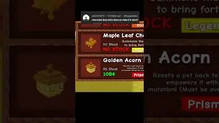 HOW TO GET GOLDEN ACORN in fall event Grow a garden #roblox #shorts #growagarden