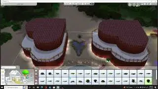 SPEEDBUILD EDITING TRIPLE HEART HOTEL WEDDING VENUE FOR TRIPLETS TRIPLE WEDDING!! SIMS 4