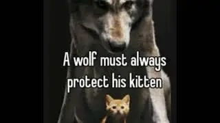 kitten has bad dream. saved by daddy alpha. ASMR (heavy breathing, rasp, giggles, barking&howling)