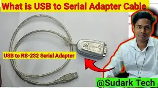 USB to RS-232 Serial Adapter Cable | Sudark Tech