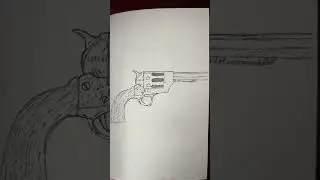 Gun Drawing #gun #drawing #draw #shorts #short #shortsvideo #art #manga