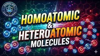 homoatomic and heteroatomic molecules | homoatomic molecules | heteroatomic molecules |