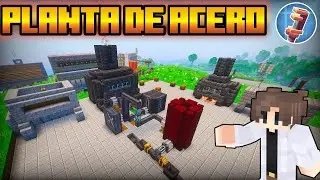 Asi se CONSTRUYE la fabrica de acero DEFINITIVA | Minecraft Create Survival #9