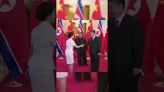 Kim Jong Un Meets Xi Jinping &mdash; Two Nations, Two First Ladies #respect #kimjongun