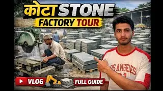 || KOTA STONE FACTORY TOUR||  #kotastone#factory#kotastoneforflooring