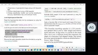 Classify Hyperspectral Image Using Support Vector Machine Classifier