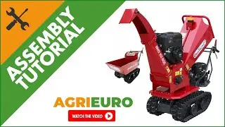 GeoTech-Pro BMS155 BS Self-propelled Tracked Garden Shredder on Power Barrow - Assembly tutorial
