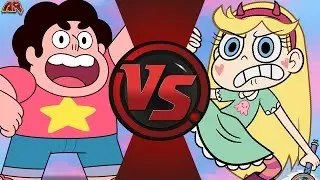 STEVEN UNIVERSE vs STAR BUTTERFLY! (Cartoon Network vs Disney) Cartoon Fight Club Episode 177