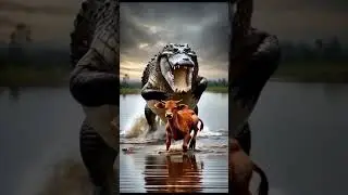 Cow and crocodile story #cow #sad