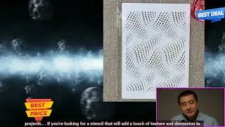 1005001275167217 A4 29cm 3D Wavy Dot Texture DIY Layering Stencils Wall Painting Scrapb