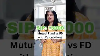 SIP in Mutual Fund vs SIP in Fixed Deposit (RD) with Calculations #shorts #finance #investing