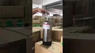 F-500 EA 3 Liters UL711 Certified Stainless Steel Fire Extinguisher