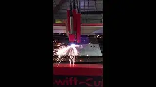 Swift-Cut Cnc plasmasnijtafel met Powermax 105 snijdt 2 mm staal