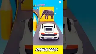 Lamborghini Toy Car Breaking Blocks and Painting Street Vehicle with Learn Colors for Kids #shorts