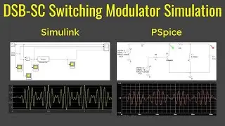 DSBSC Switching Modulation Simulation on Simulink and PSpice