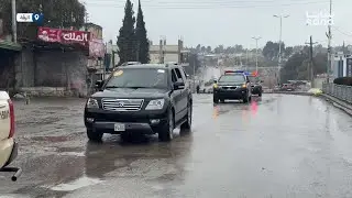 انتشار قوى الأمن الداخلي ووحدات A1 في مدينة الطبقة بريف الرقة بعد طرد عناصر تنظيم قسد