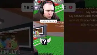he actually started crying 💀